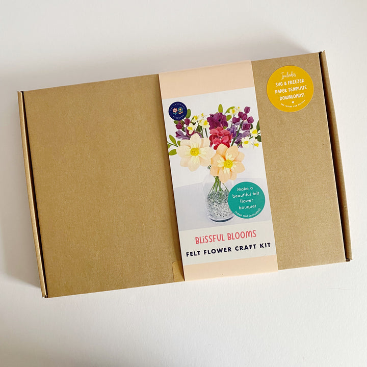 Felt flower craft kit - Blissful Blooms by The Handmade Florist