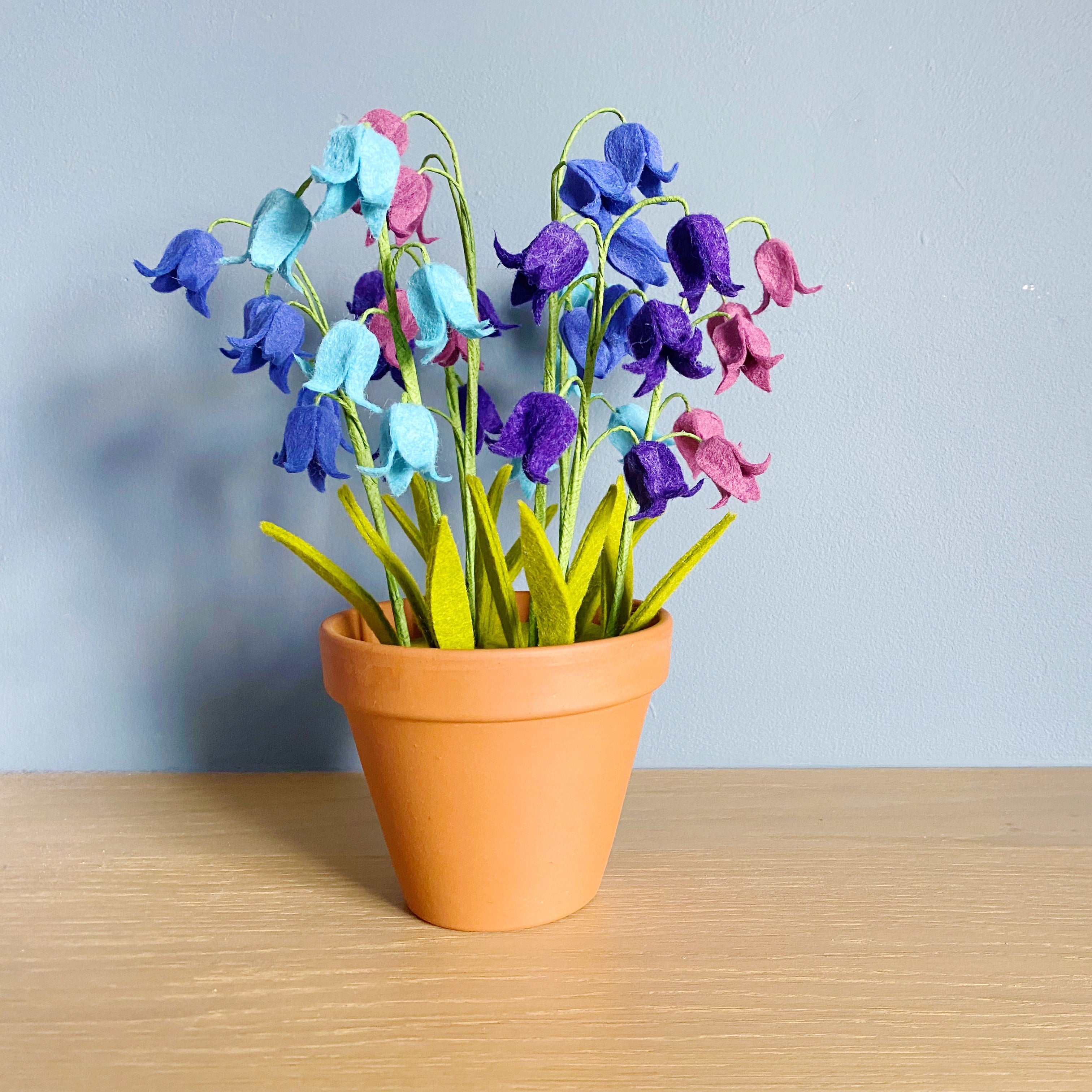 Learn to make felt flower bluebells with The Handmade Florist