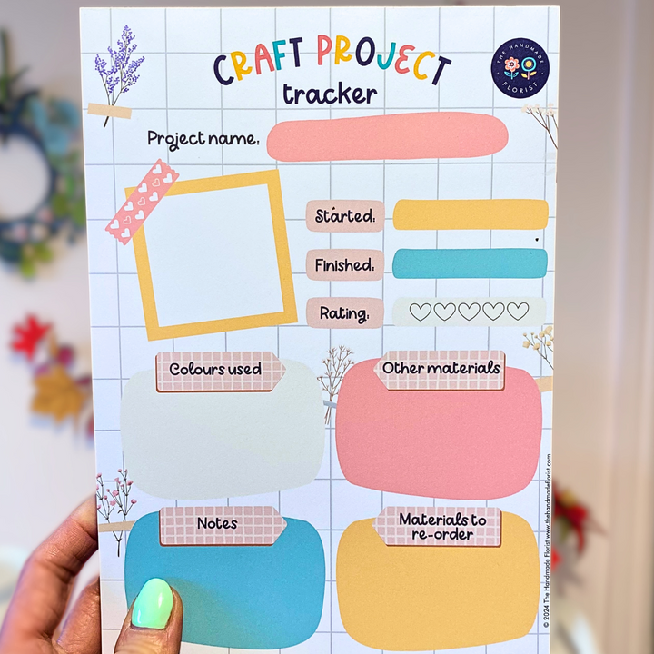 Craft Project Tracker Notepad