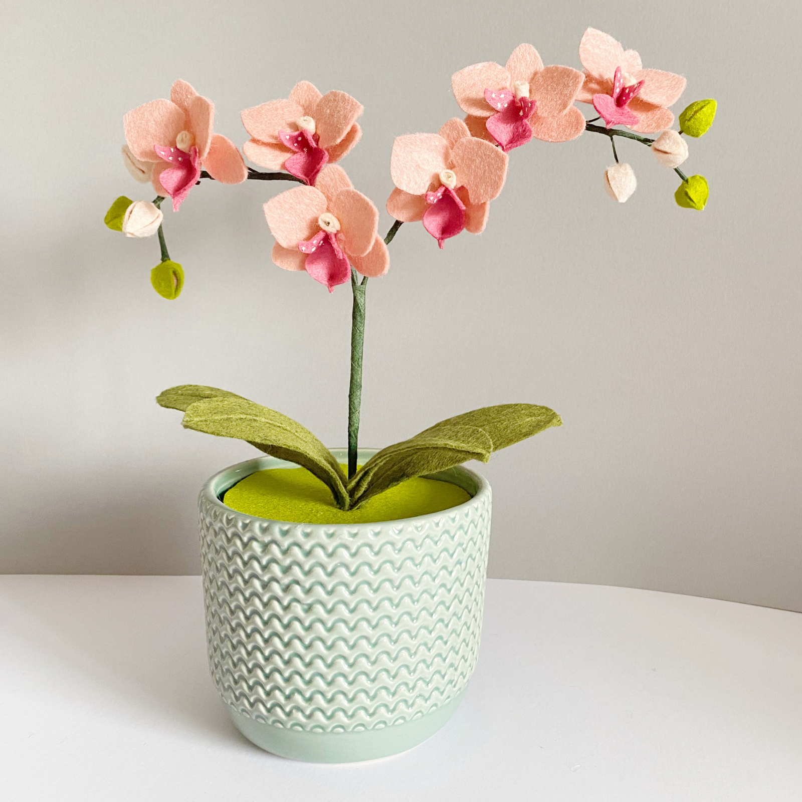 The Handmade Florist felt orchid tutorial