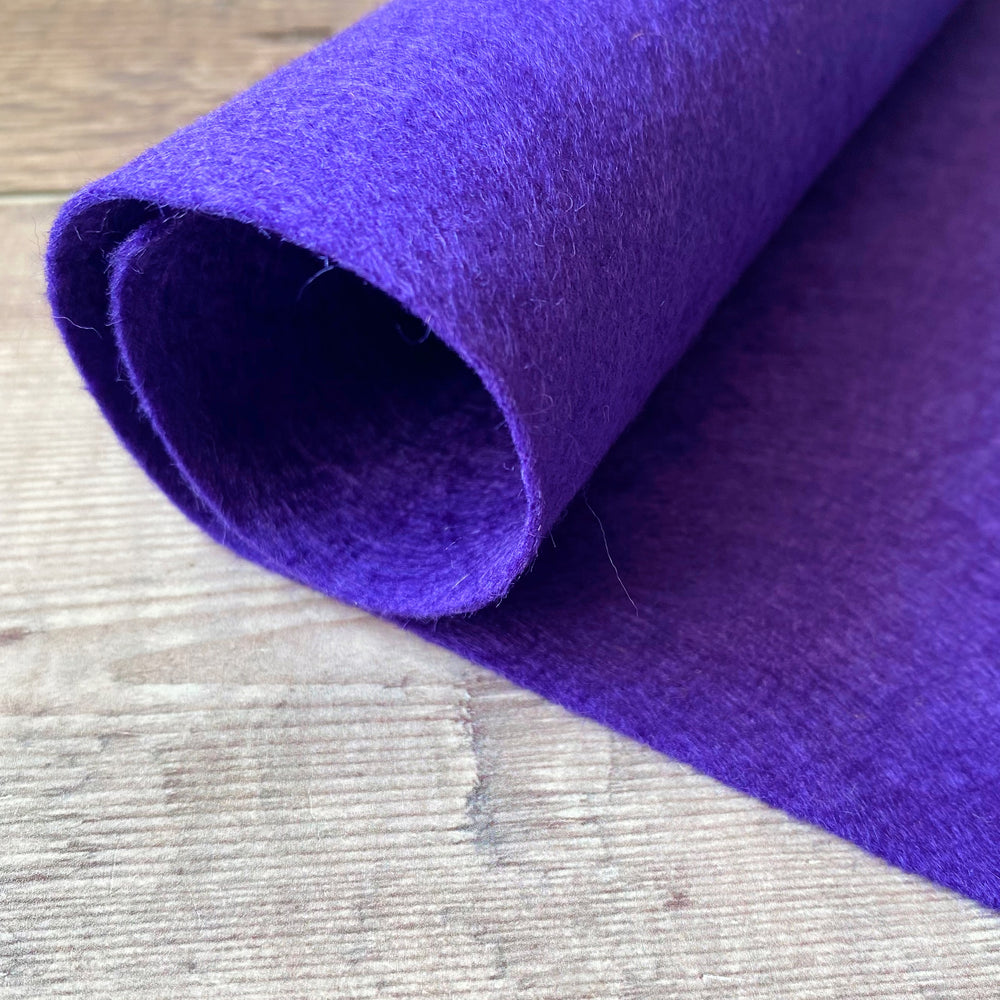 Purple craft wool felt
