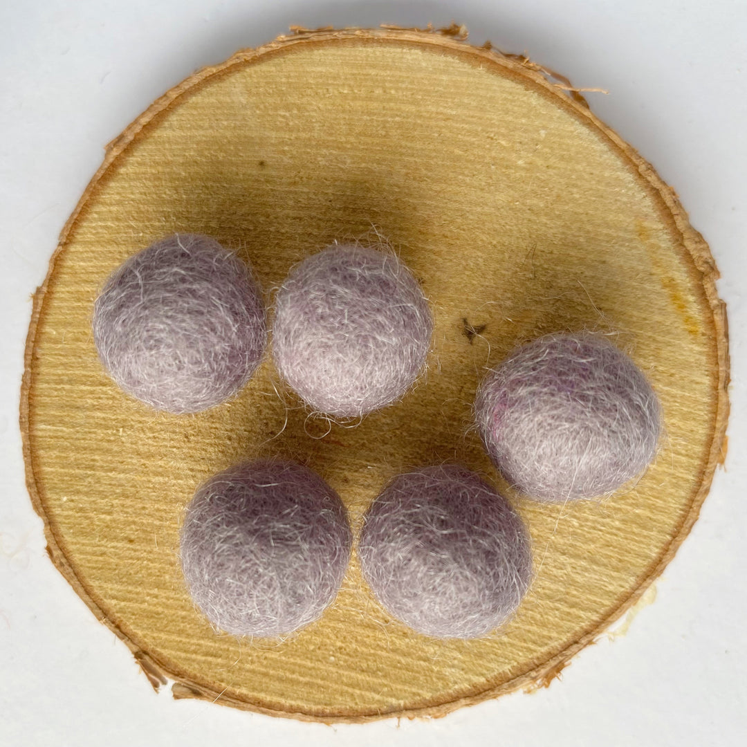 Felt Balls: Rocket Grey