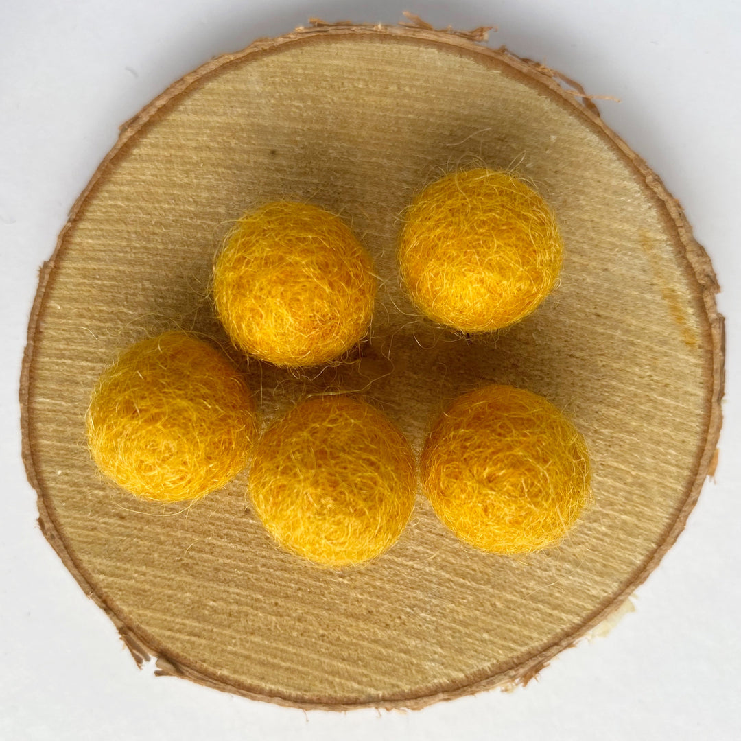 Felt Balls: Orange