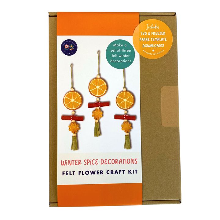Winter Spice Decorations craft kit The Handmade Florist