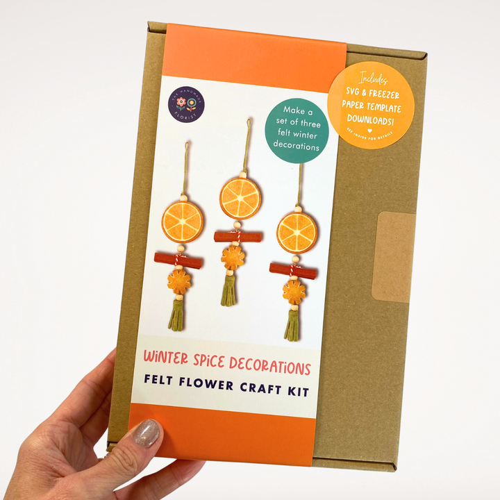 Winter Spice Decorations craft kit The Handmade Florist