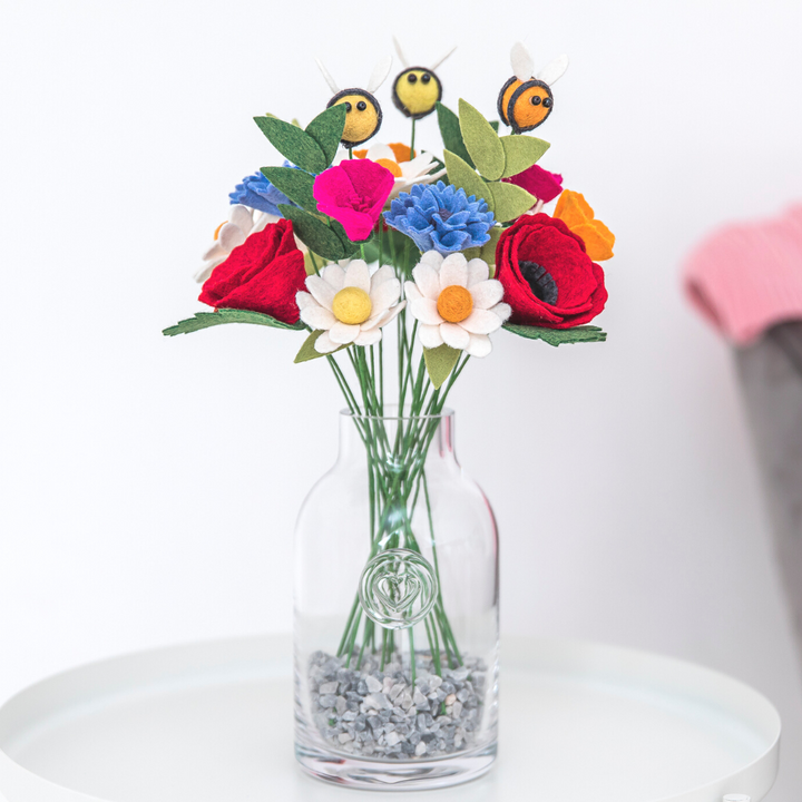 Wild Meadow Bee Bouquet craft kit The Handmade Florist
