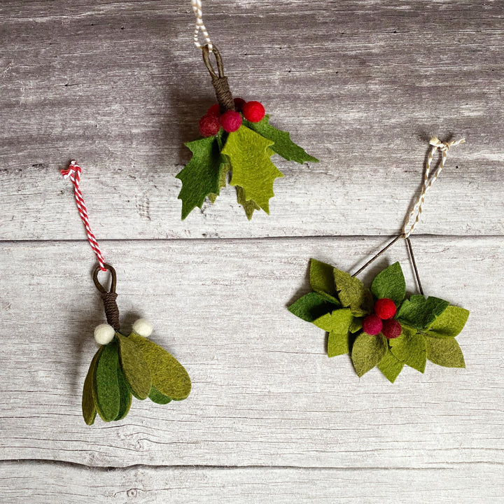 The Handmade Florist woodland wonders festive Christmas decorations set