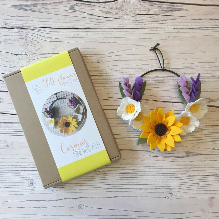 Cosmos Mini Wreath craft kit