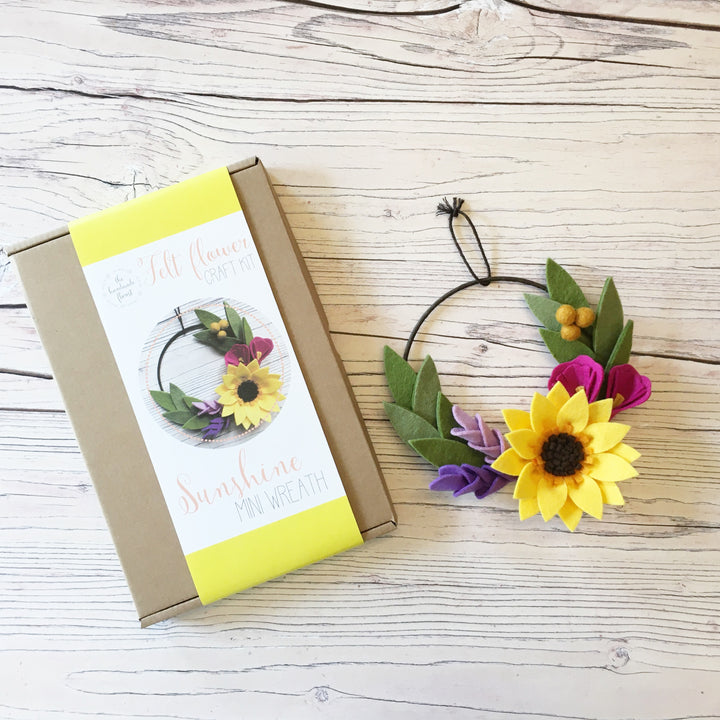 Sunshine Mini Wreath craft kit