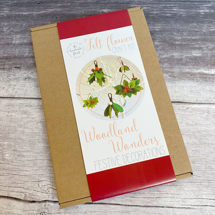 The Handmade Florist woodland wonders festive Christmas decorations set