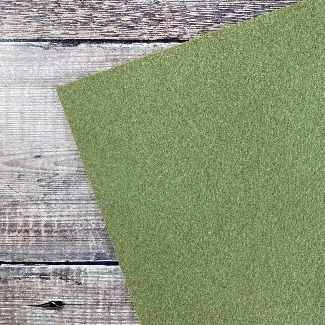 Wool Felt: Dusky Green
