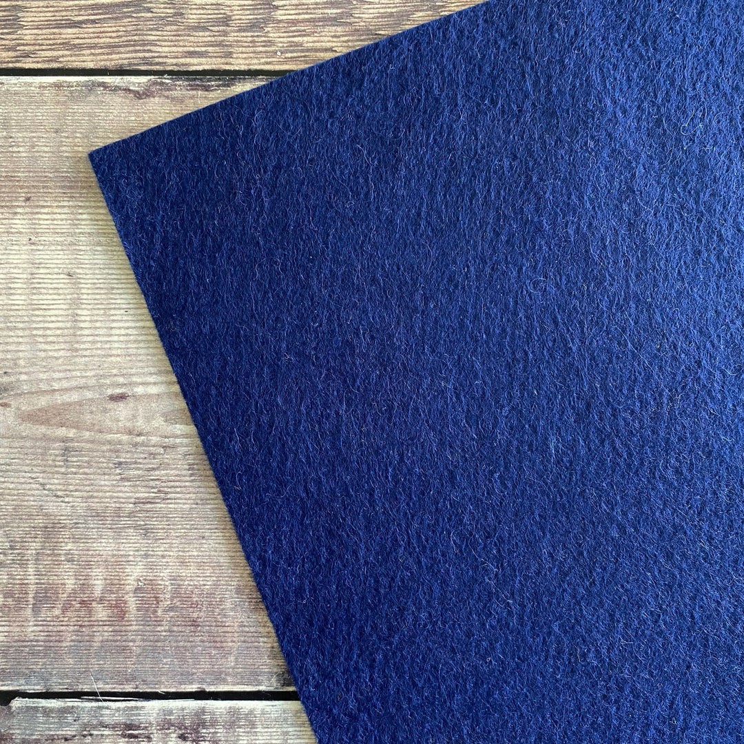 Wool Felt: Midnight Blue