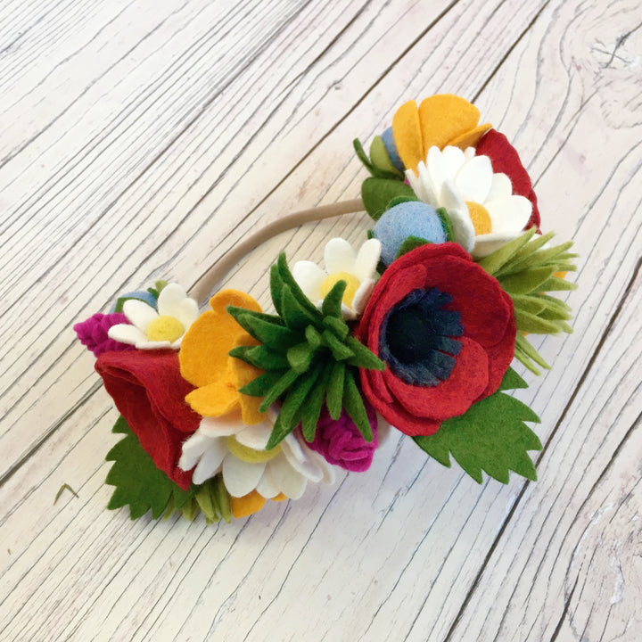 Wild Meadow Flower Crown craft kit