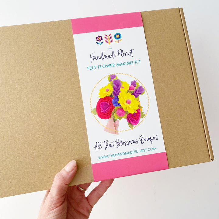 All That Blossoms Wreath and Bouquet craft kit bundle