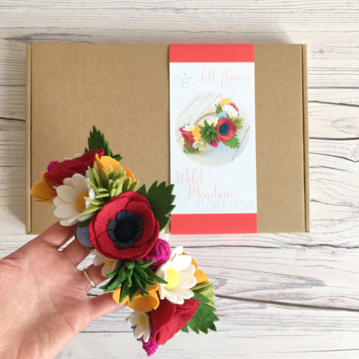 Wild Meadow Flower Crown craft kit