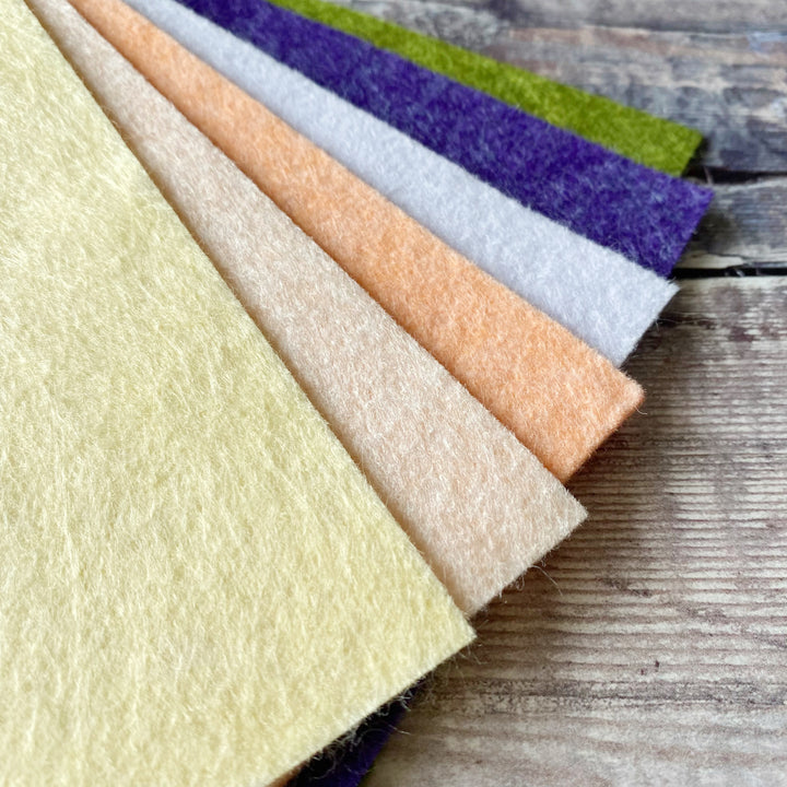 Wool felt pack The Posy Collection Anemones from The Handmade Florist
