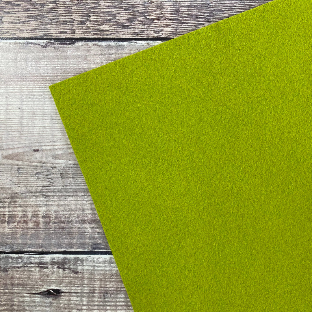 Wool Felt: Lime