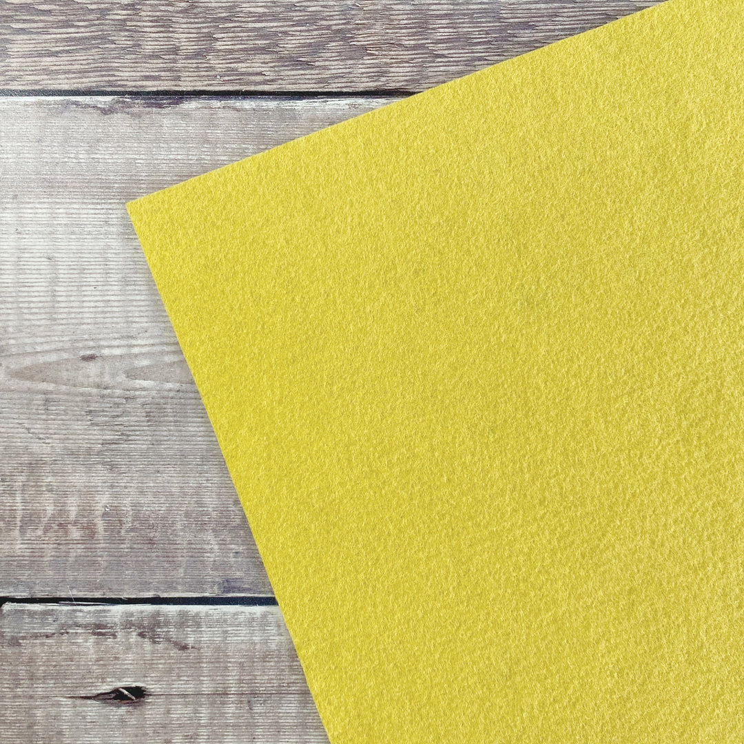 Wool Felt: Mellow Yellow