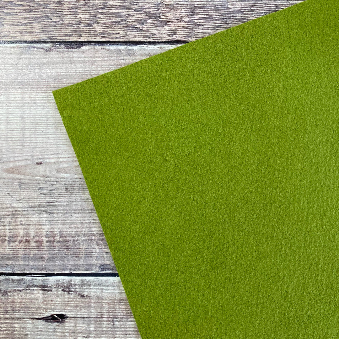 Wool Felt: Moss Green