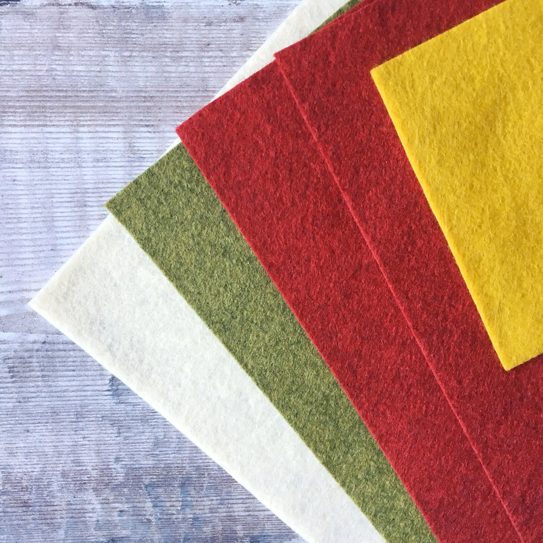 Felt pack: Poinsettia Bouquet