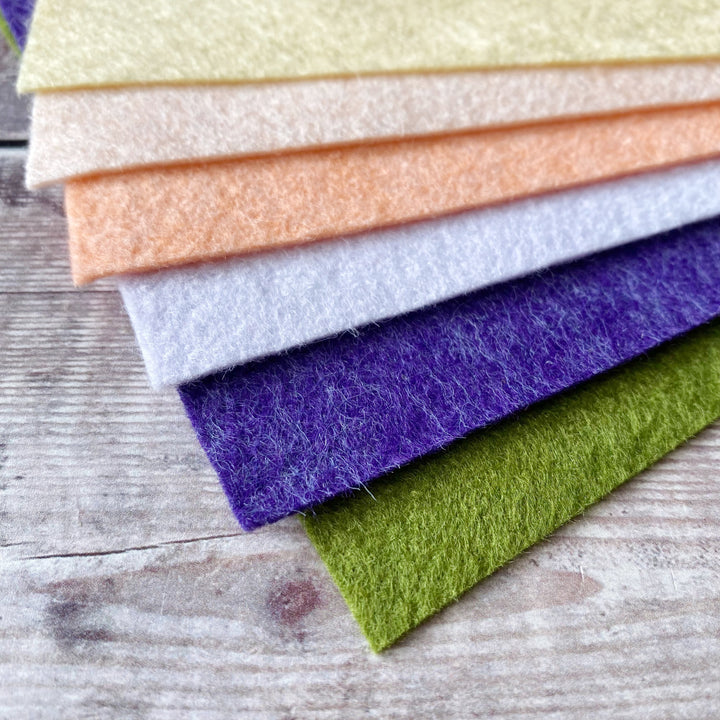 Wool felt pack The Posy Collection Anemones from The Handmade Florist