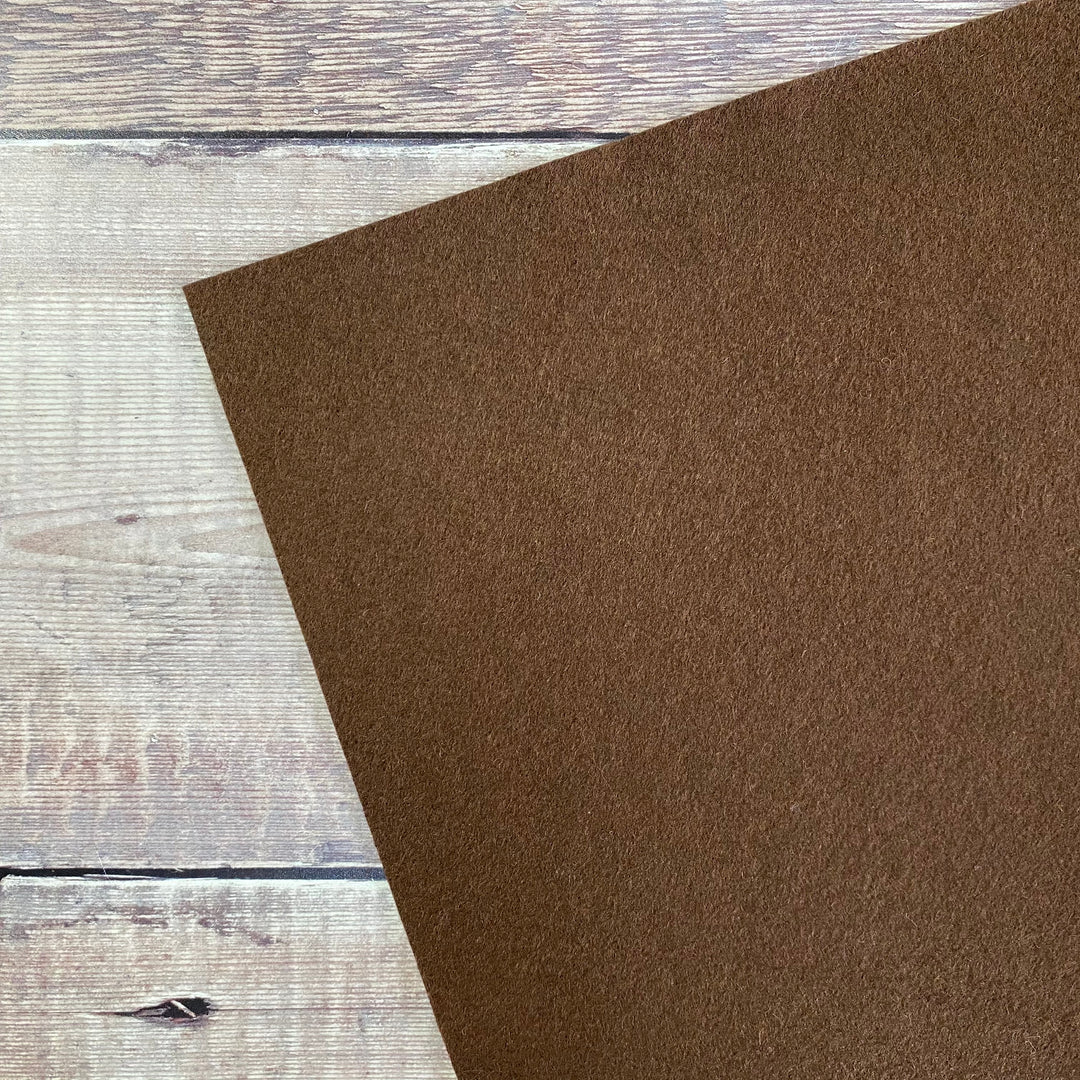 Wool Felt: Chocolate Brown