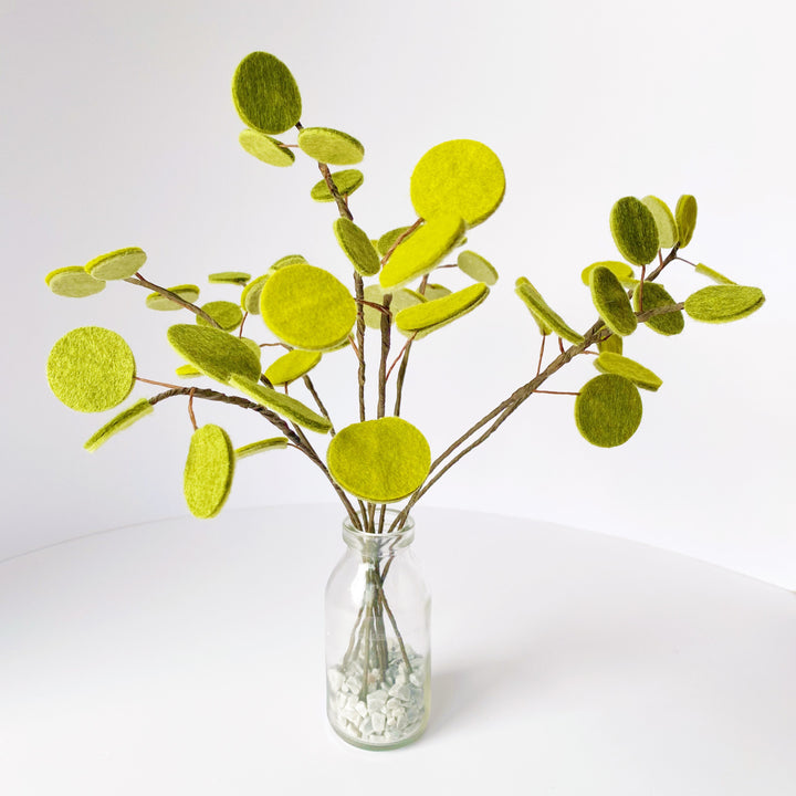 Posy Collection Eucalyptus Stems felt flower craft kit The Handmade Florist
