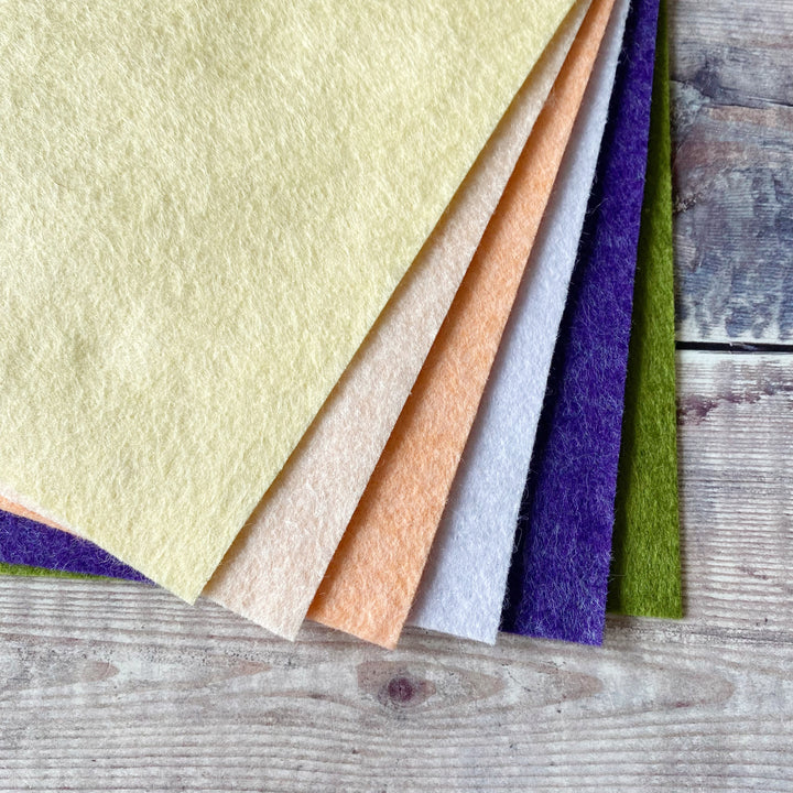 Wool felt pack The Posy Collection Anemones from The Handmade Florist