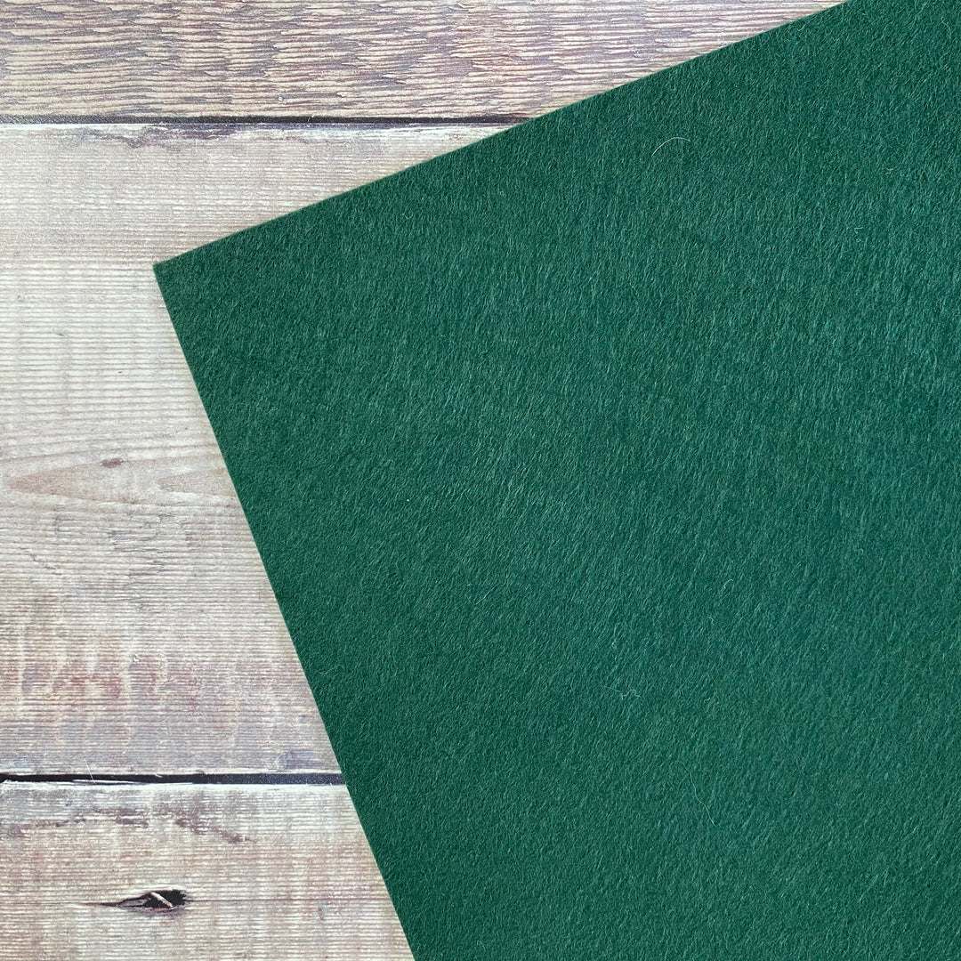 Wool Felt: Evergreen