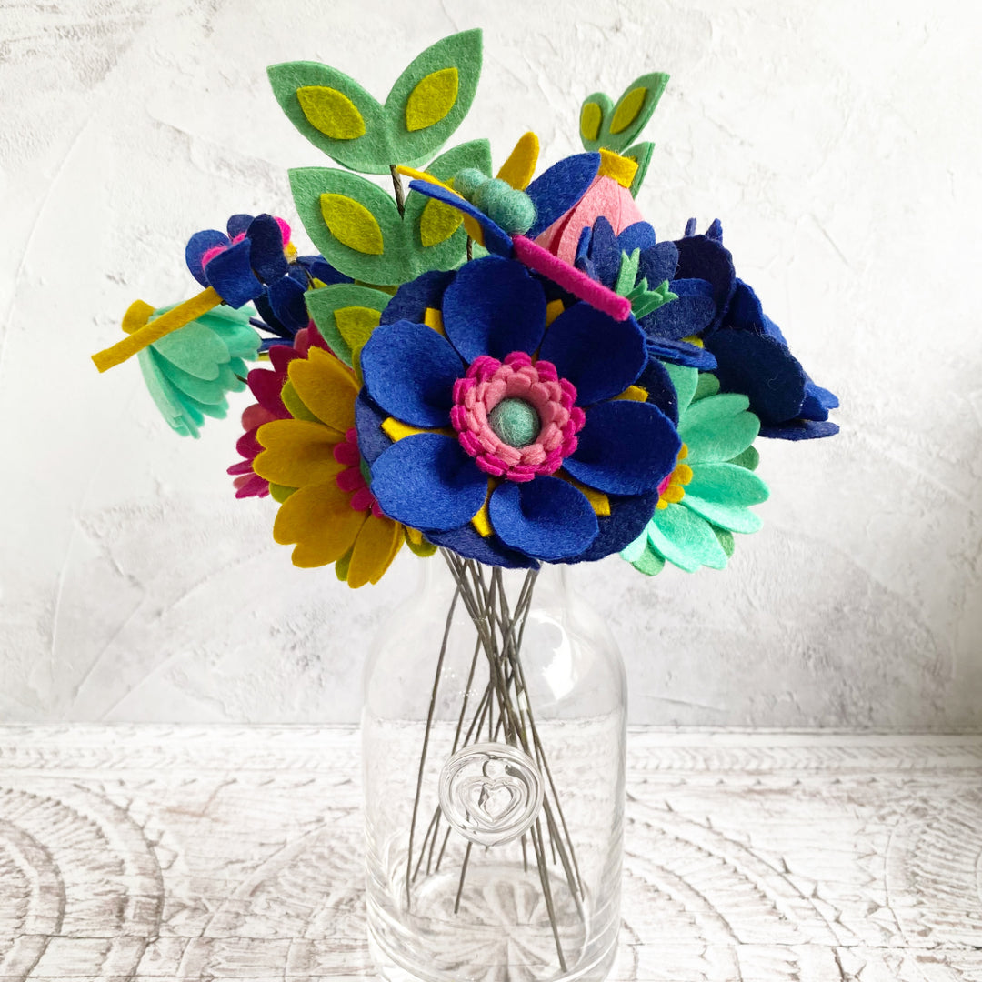 Midnight Dragonfly Bouquet craft kit