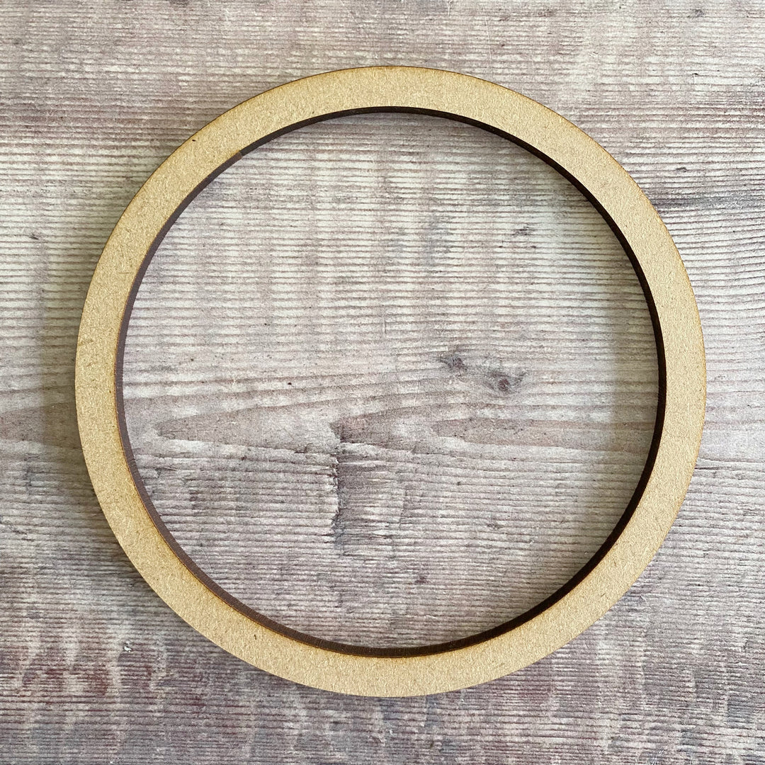 MDF wreath hoop