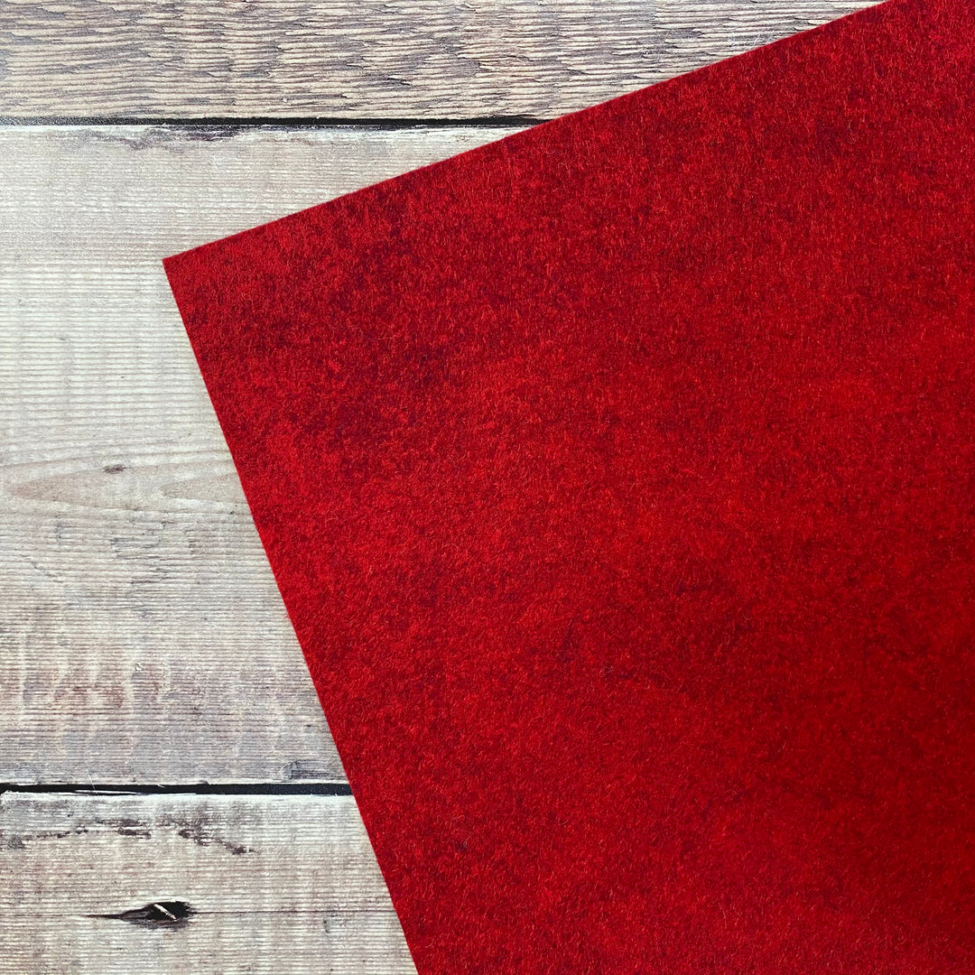 Wool Felt: Red
