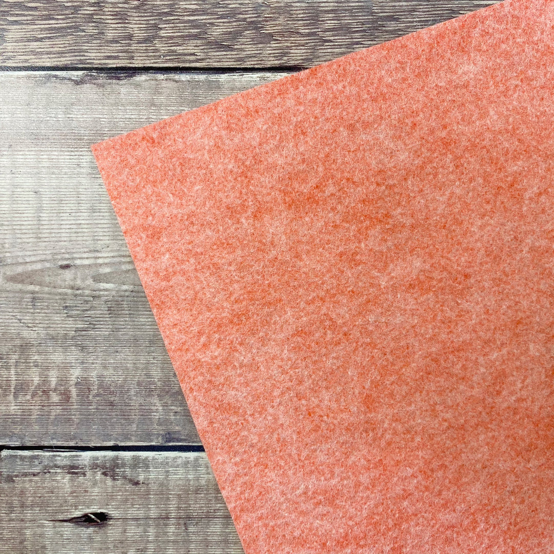 Wool Felt: Coral