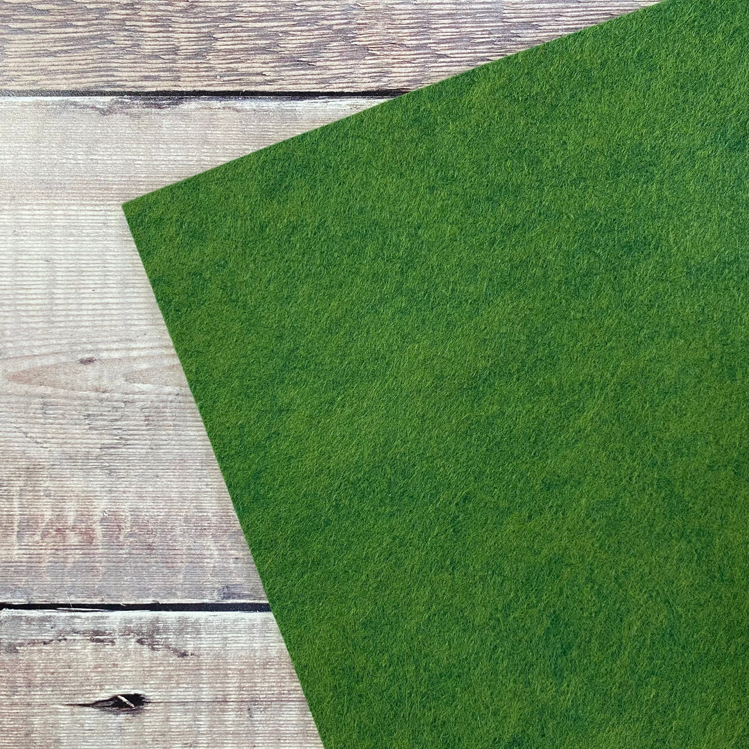 Wool Felt: Grass Green