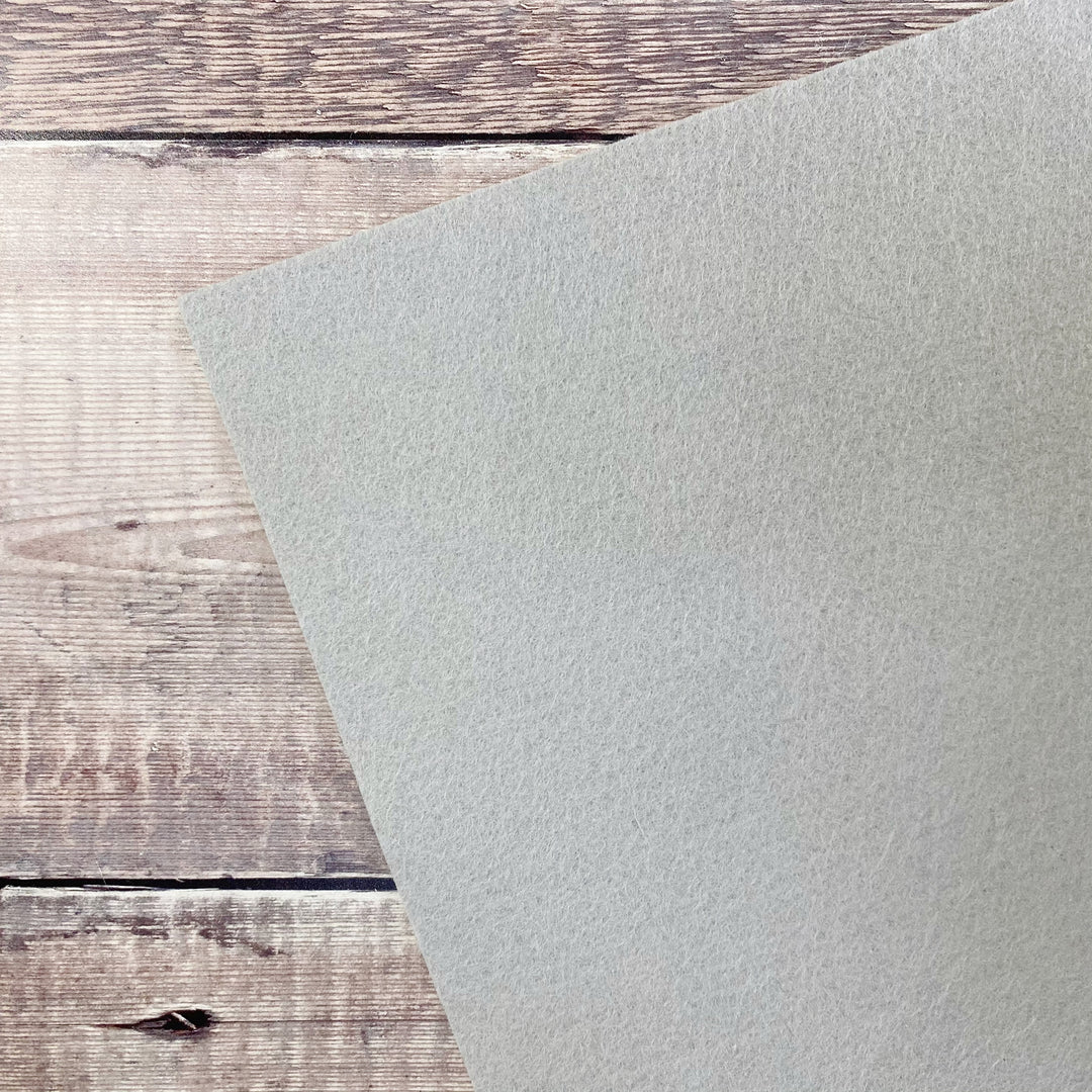 Wool Felt: Silver
