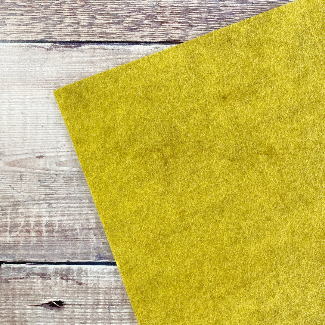 Wool Felt: Honey Mustard
