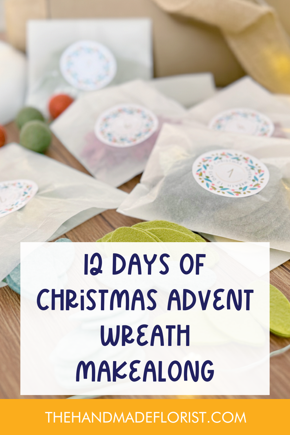 12 Days of Christmas Advent Wreath Makealong
