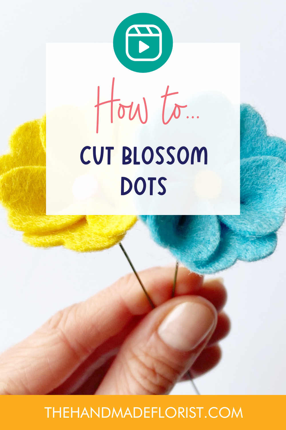 How to cut felt blossom dots The Handmade Florist