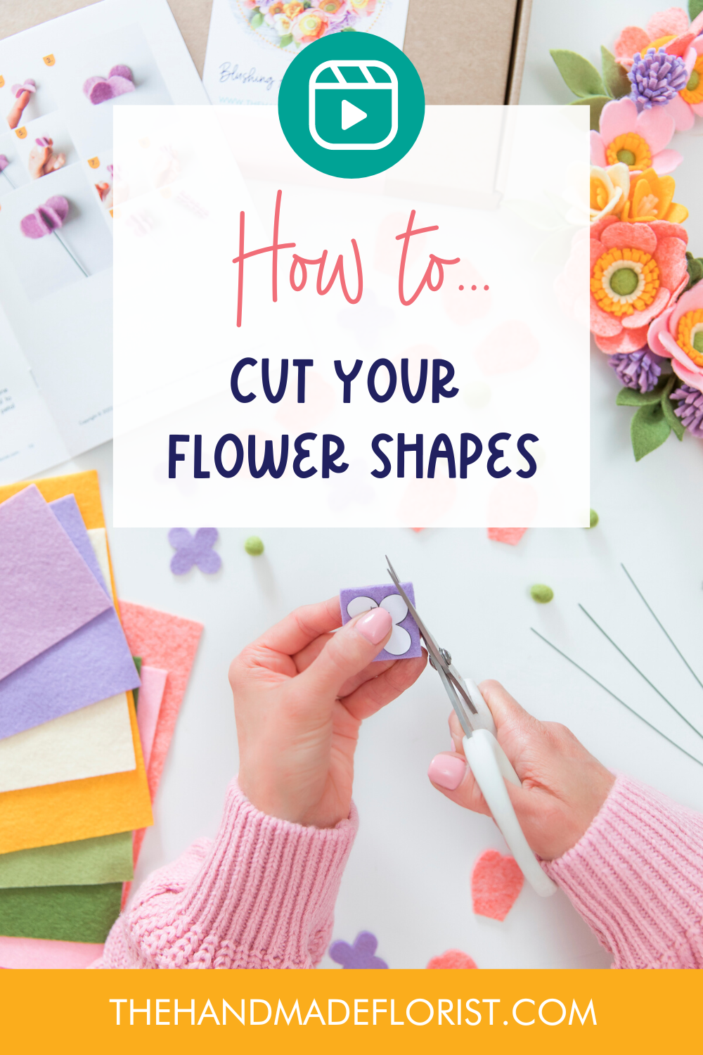 O2 Cutting Flower Pattern How to cut your flower shapes – The Handmade Florist