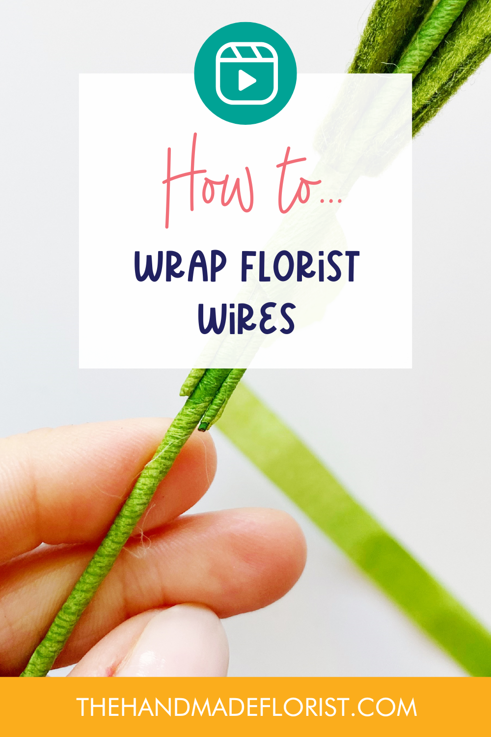 How to wrap florist wires with florist tape