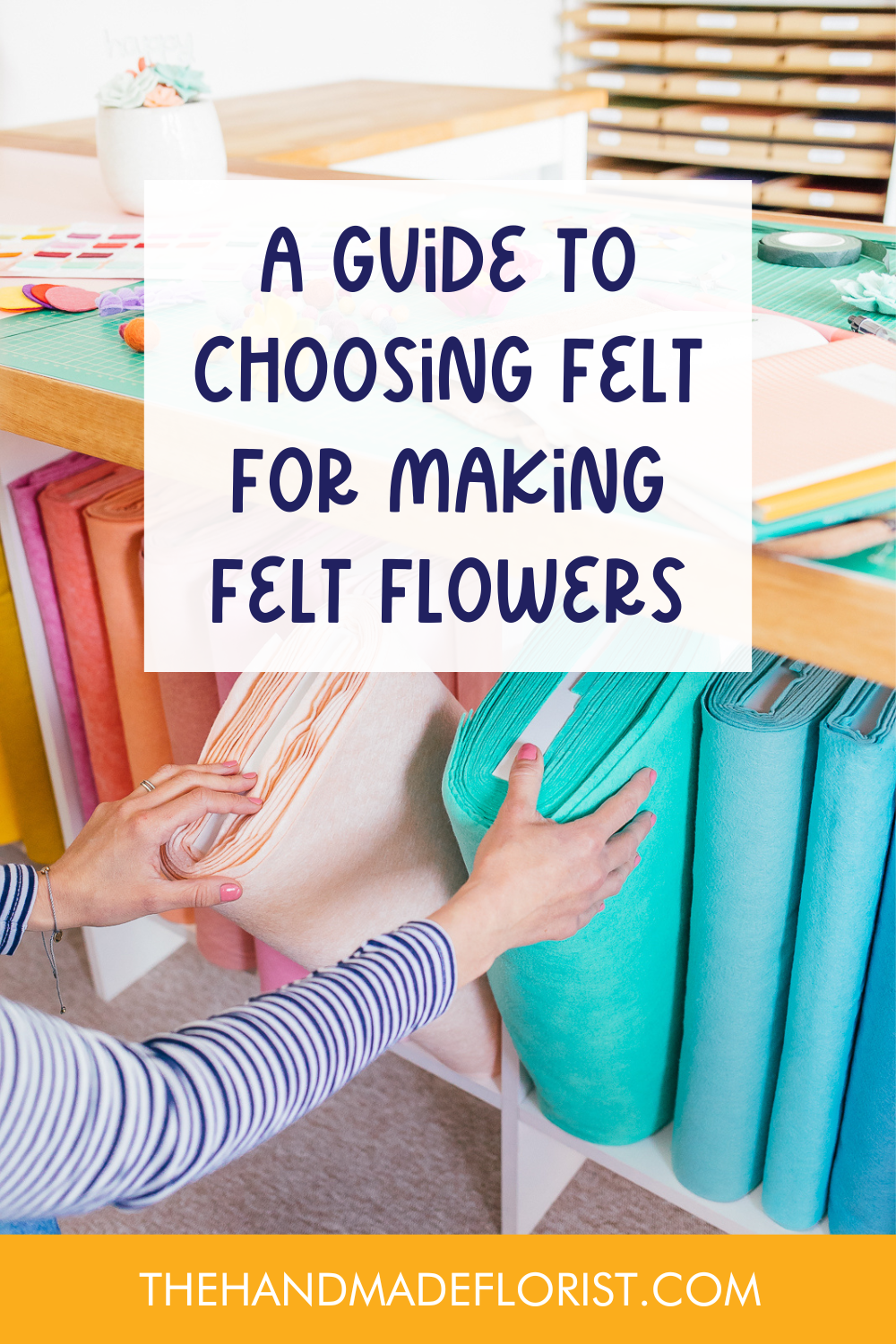 A guide to choosing felt for making felt flowers
