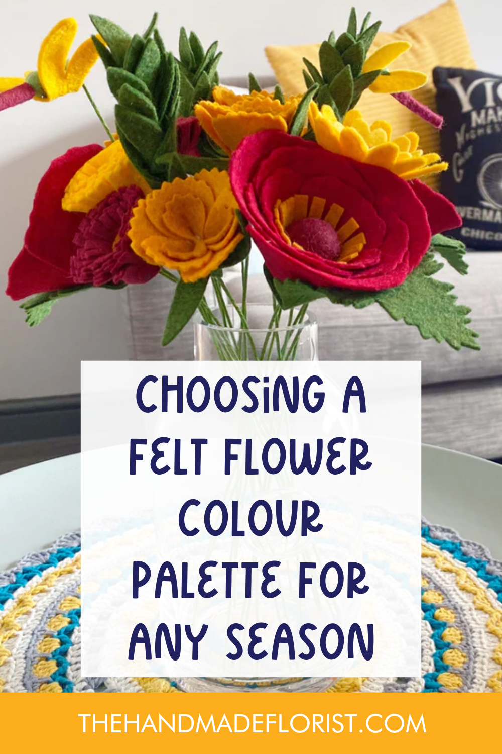 Choosing felt flower colour palettes The Handmade Florist