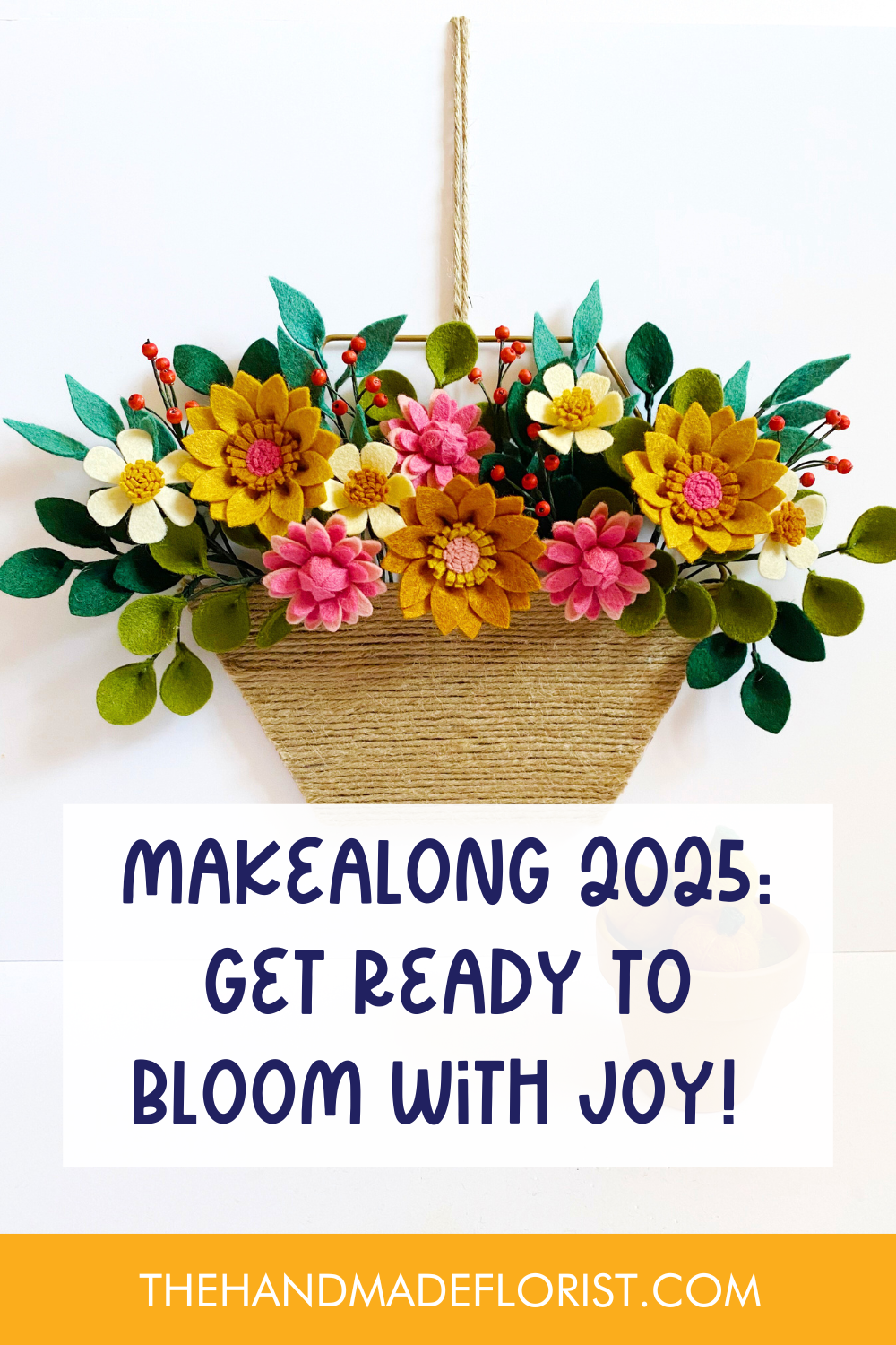 Calling all felt flower lovers... the Makealong is back!