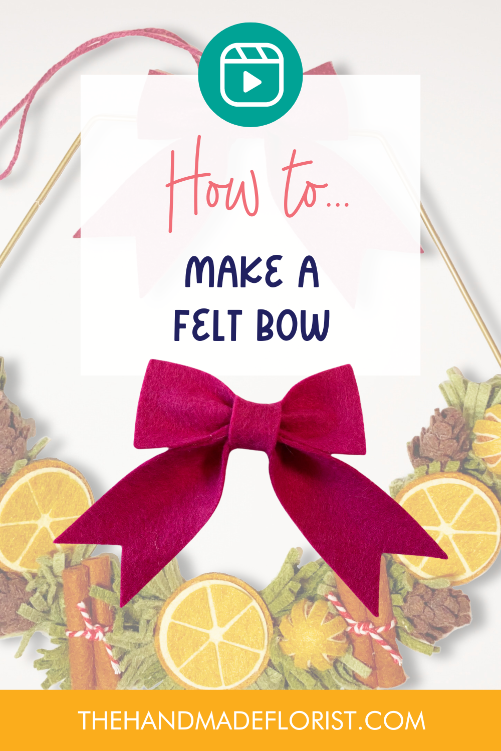 How to make a felt bow