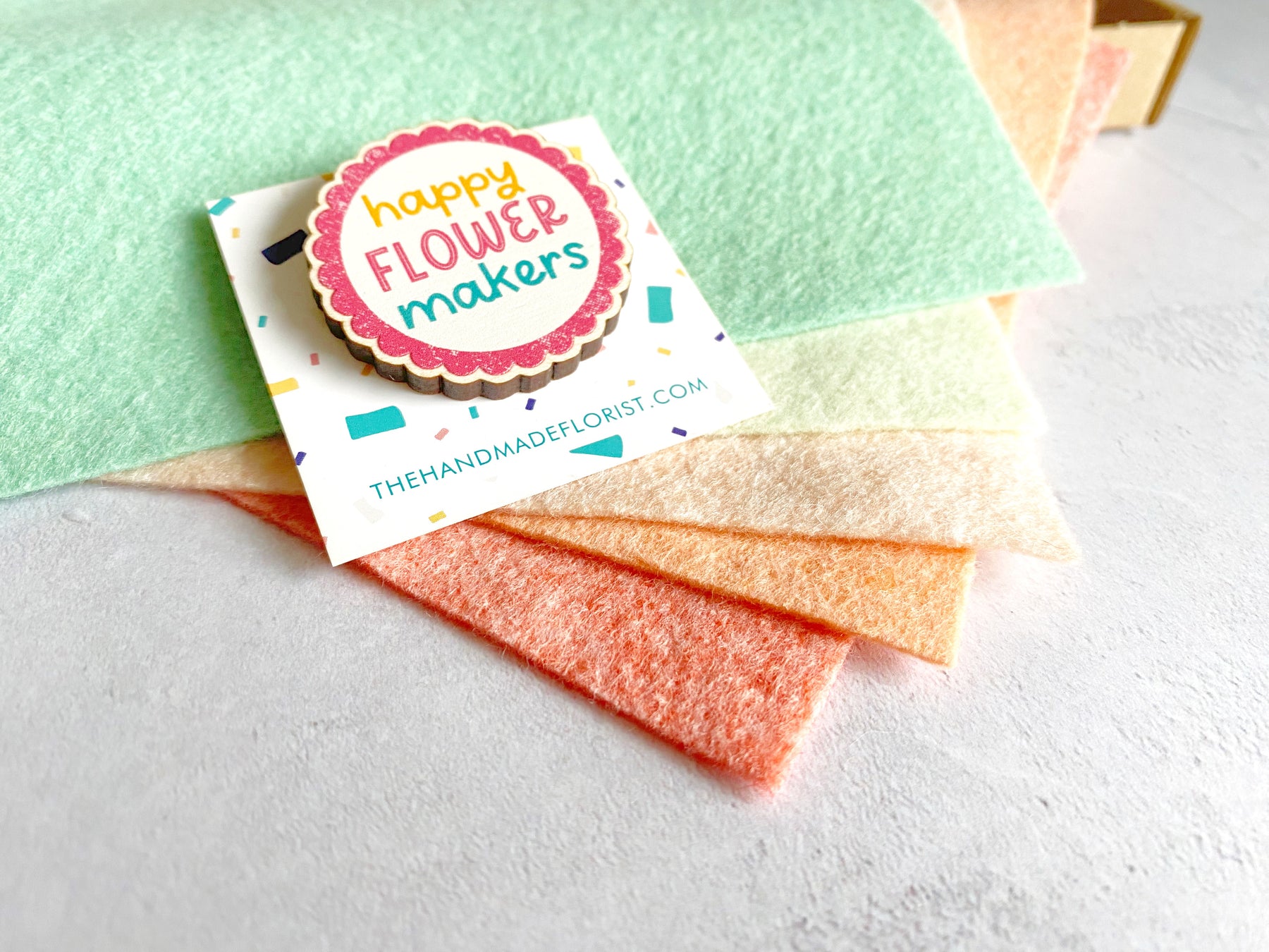 wool felt from The Handmade Florist Happy Flower Makers