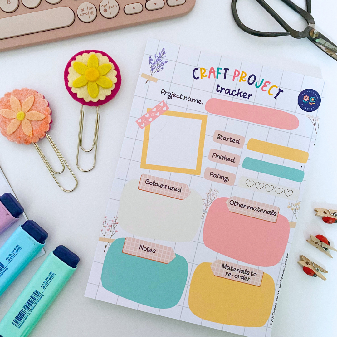 Craft Project Notepad β The Handmade Florist