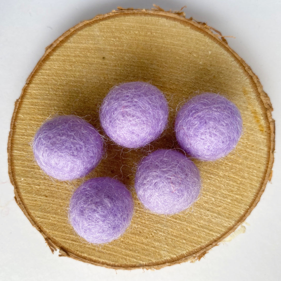 Felt Balls: Lilac