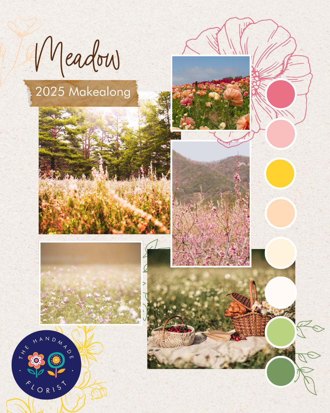 Makealong 2025 Supplies Bundle - MEADOW / WREATH