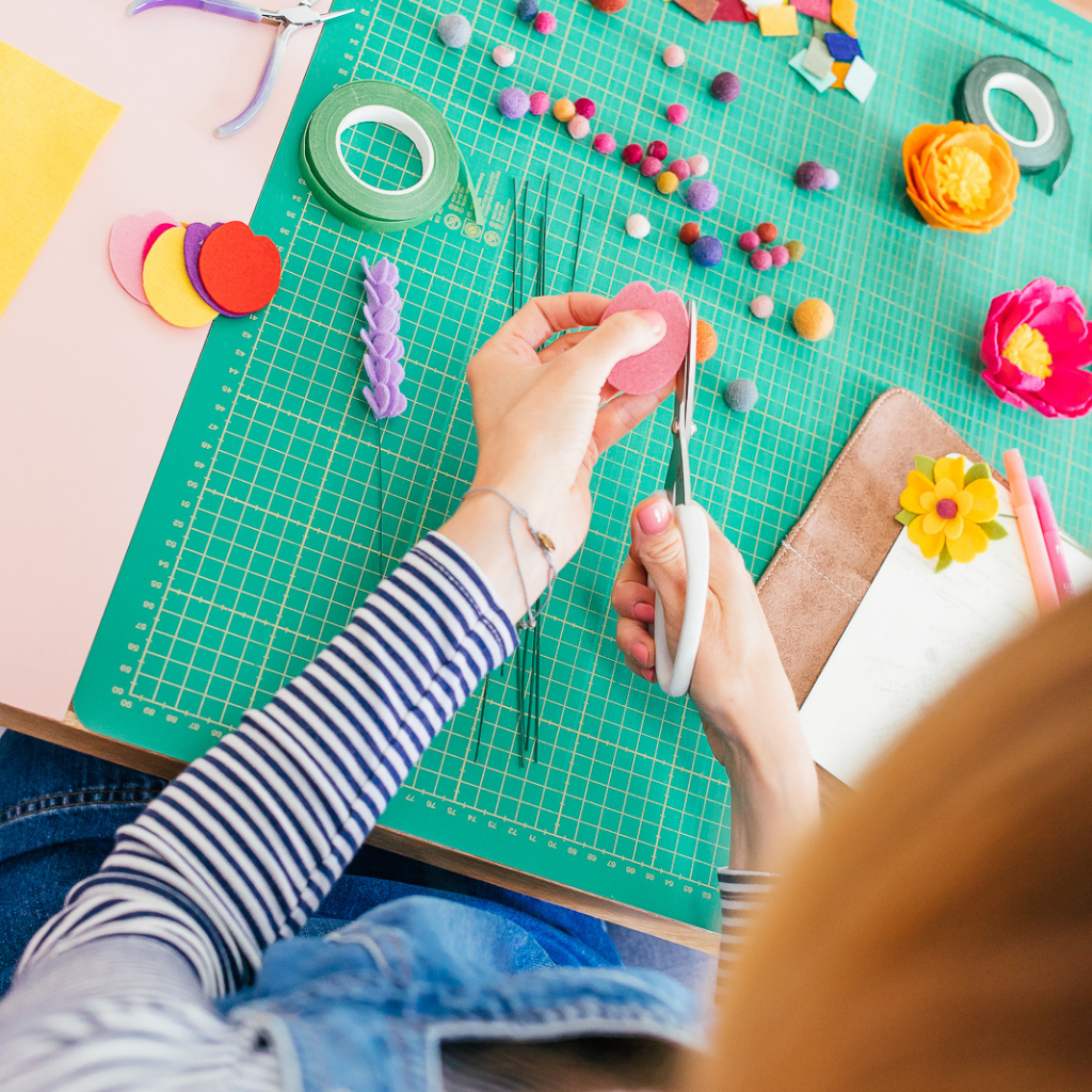 Learn to make felt flowers with The Handmade Florist