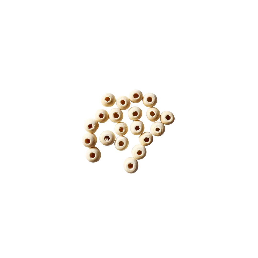 6mm wooden crafting beads